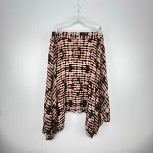 Torrid Skirt 4 (4X) Tie-dye Handkerchief Feminine Flowy Full Maxi
